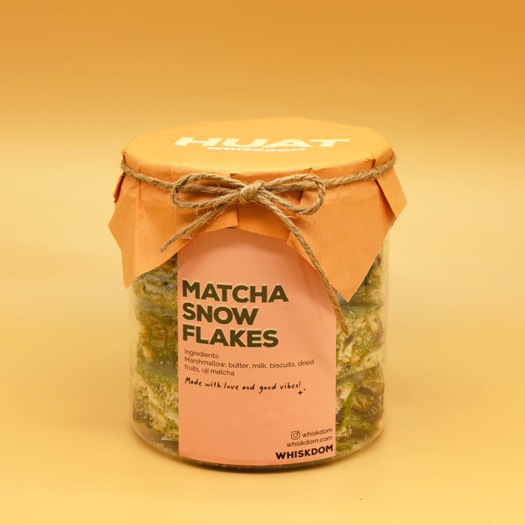 Matcha Snowflake Crisp